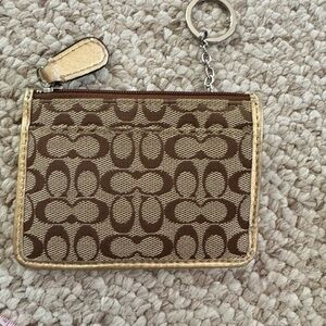 Coach keychain cardholder